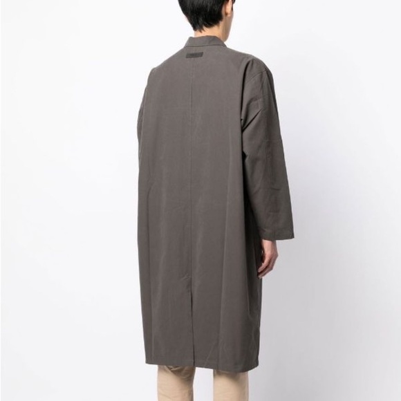 FEAR OF GOD ESSENTIALS Cotton Blend Shirt-Coat Trench XL NWOT - Picture 2 of 15